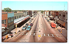Belvidere ILLinois State Street autos Postcard A111 picture