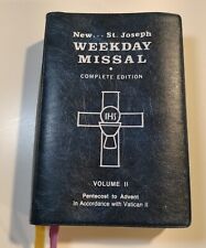 New St.Joseph Weekday Missal Complete Edition Vol2 Pentecost- Advent 1975 1st Ed picture