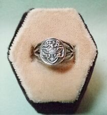 Girl Scout Ring Sterling Silver Adjustable Ostby Barton Style? picture