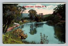 Groton NY-New York, Scenery, Scenic View, c1912 Vintage Souvenir Postcard picture
