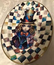 Vintage Alice In Wonderland Decorative Platter Johnson Bro England Pop Art picture