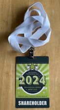 2024 Berkshire Hathaway Annual Shareholders Meeting Credential Ticket w/ Lanyard picture