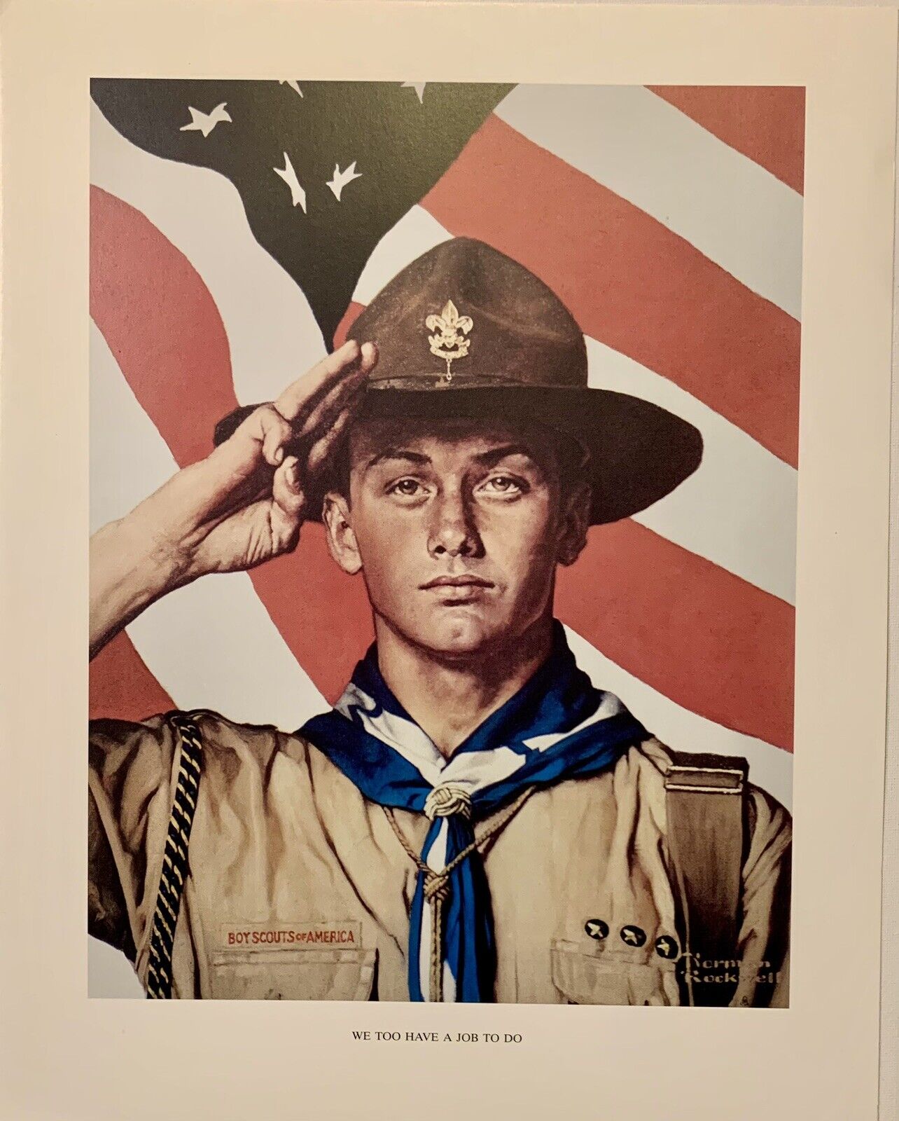 Vintage Norman Rockwell Prints - Boy Scouts