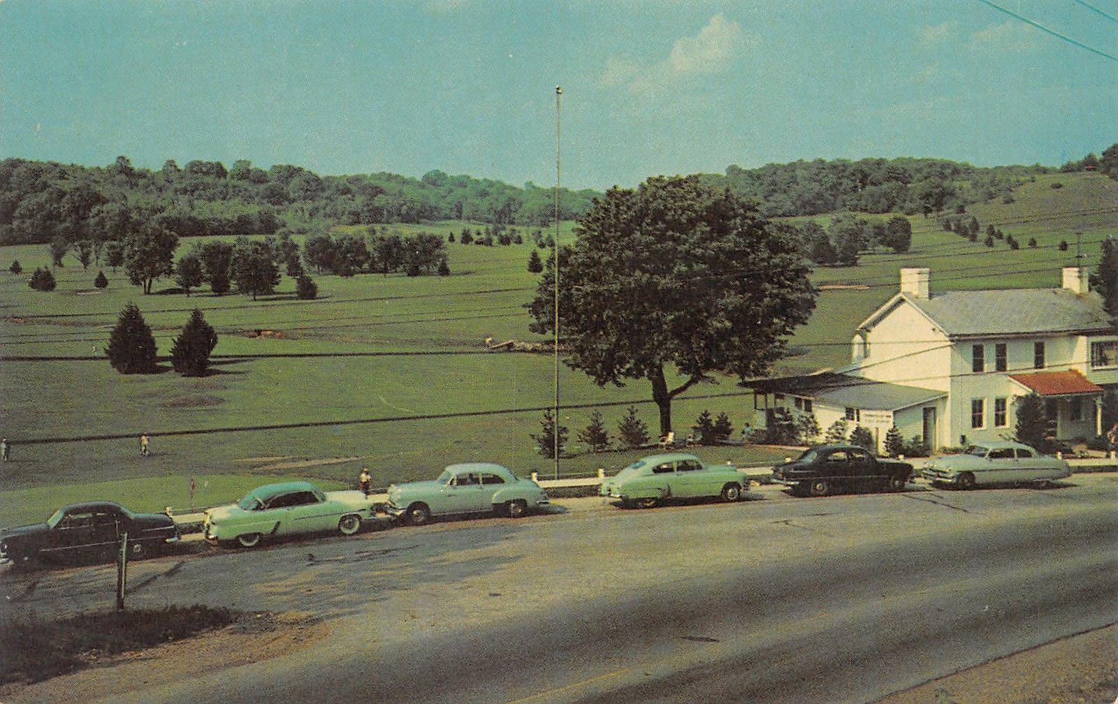 Granville Ohio~Granville Inn Golf Course~18 Holes~Club House~1940-50s Cars~PC