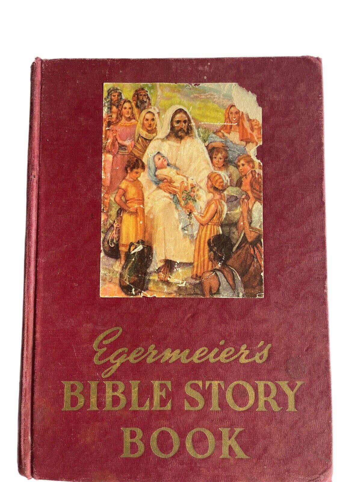 Egermeier's Bible Story Book pictures and maps Warner Press illustrated 1947