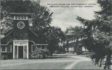 Postcard Clock House and Community Center Goddard College Plainfield VT  picture