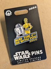 Disneyland After Dark Star Wars R2-D2 / C-3PO Pin May the 4th 2024 NEW picture