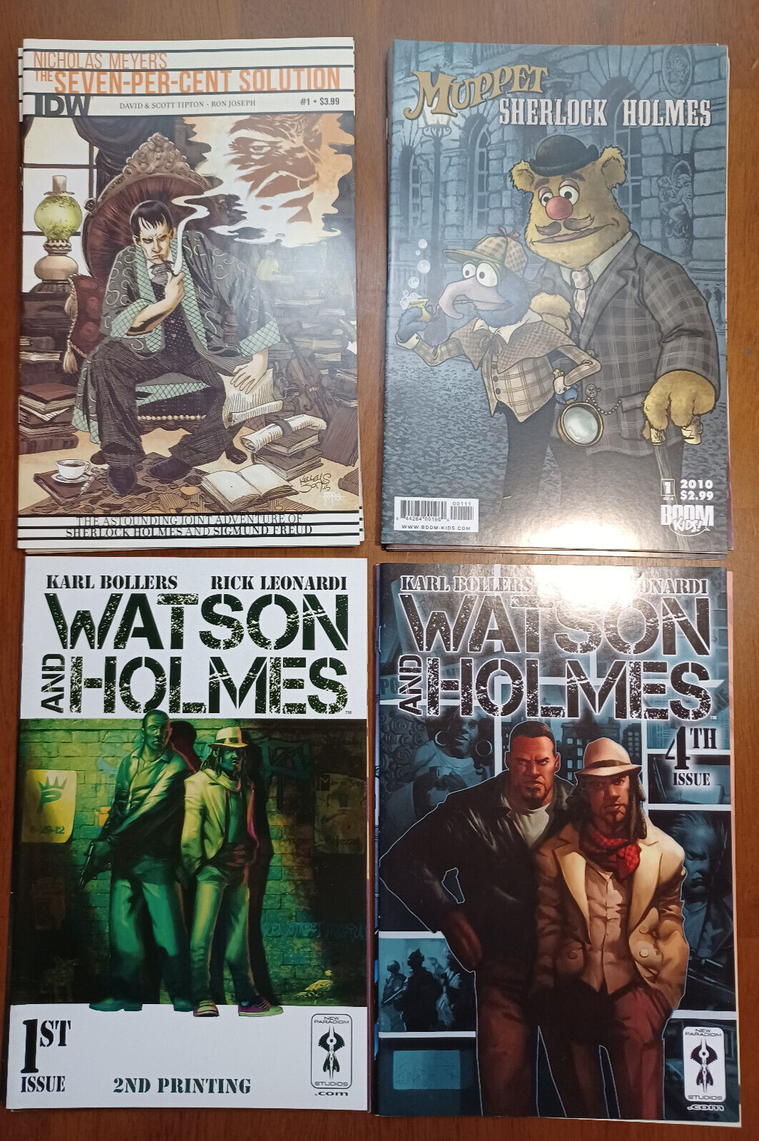 Muppet Sherlock Holmes #1-4 Boom Kids Comics Complete Run + Watson & Holmes & 7%