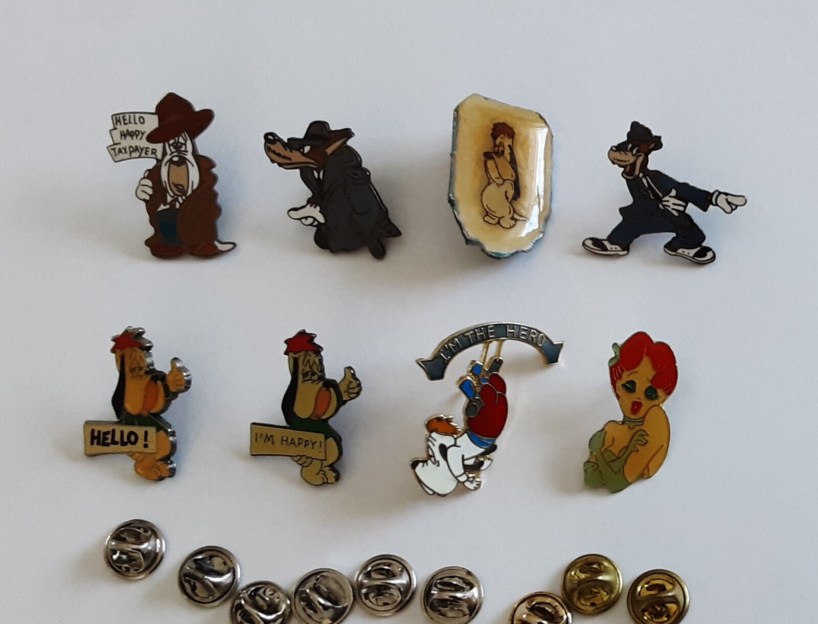 Tex Avery cartoons pins Droopy Wolf Red characters for Sale - Virtual ...