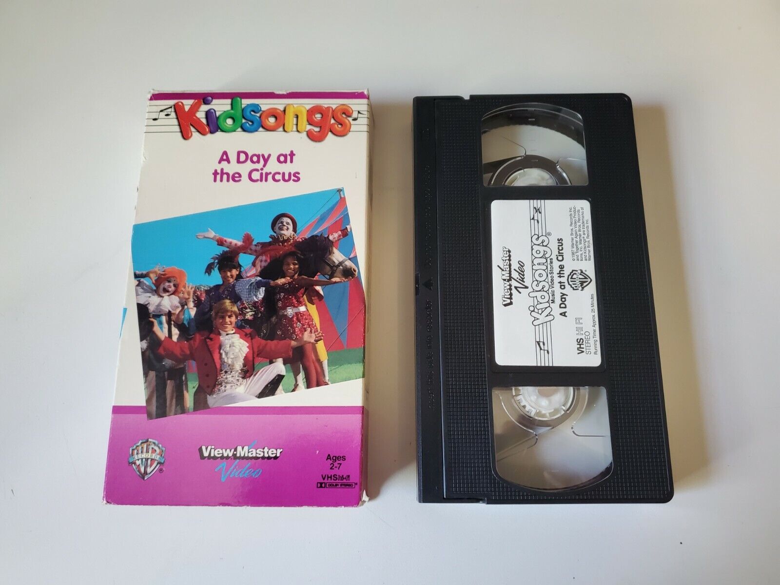 Kidsongs A Day At The Circus VHS View Master Video 1987 OOP