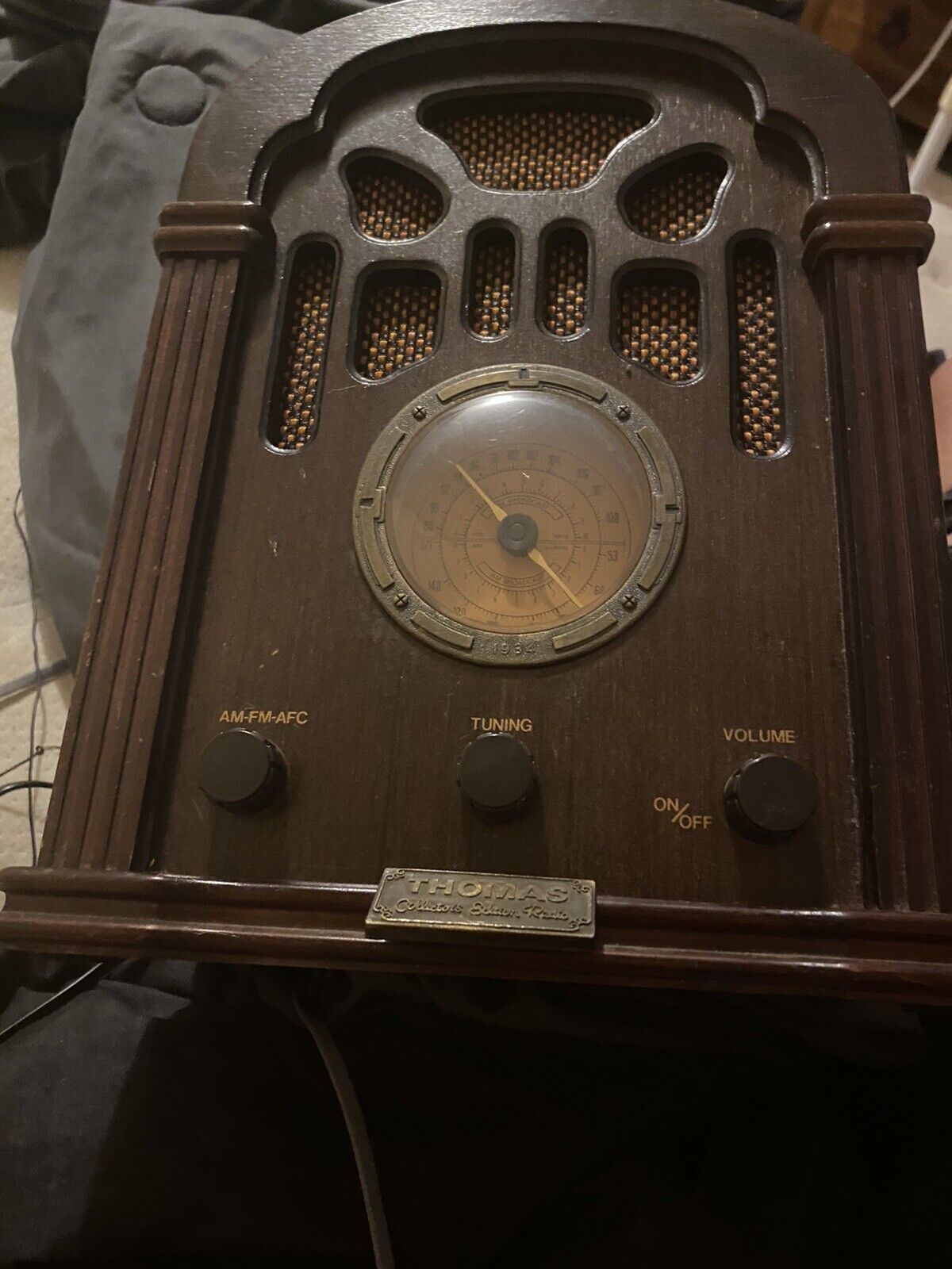 thomas collectors edition radio 1934 Model 412